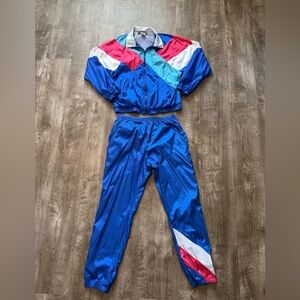 Vintage Rare USA Track Suit Santiago Sporta 1541 Medium Pants Jacket combo